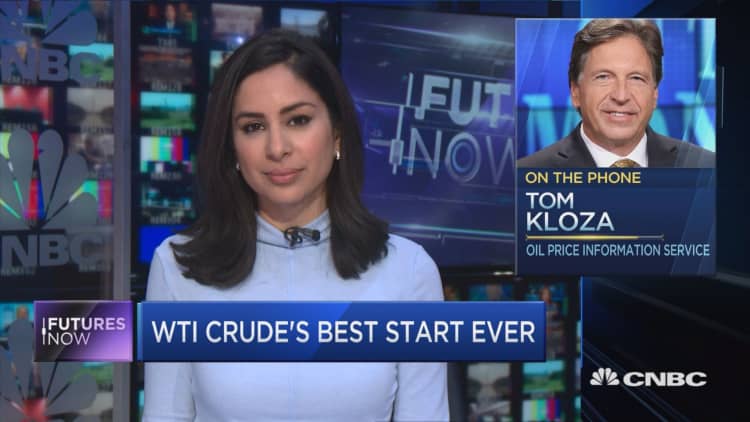 Crude's best start ever on verge of cracking, oil expert Tom Kloza predicts