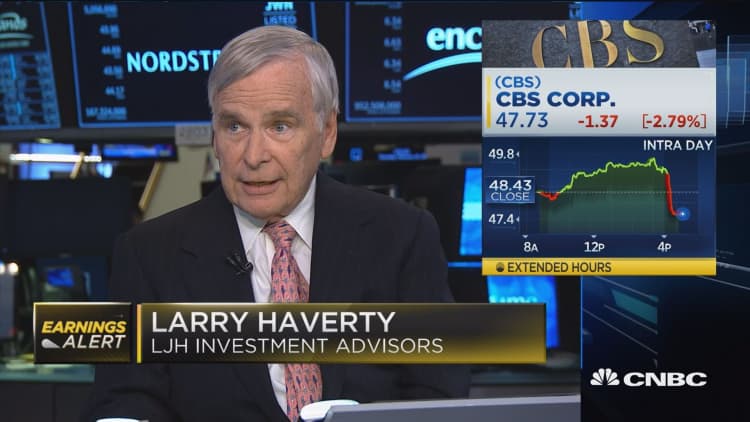 CBS is being given a difficult hand, and playing it well, says Larry Haverty