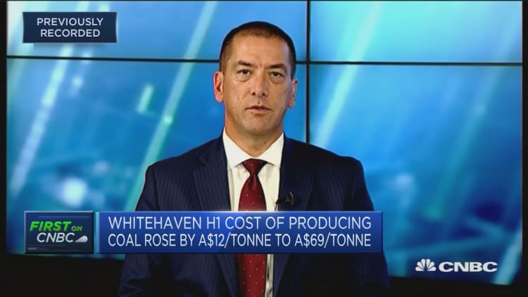Whitehaven CEO: Sentiment toward China has turned cautious