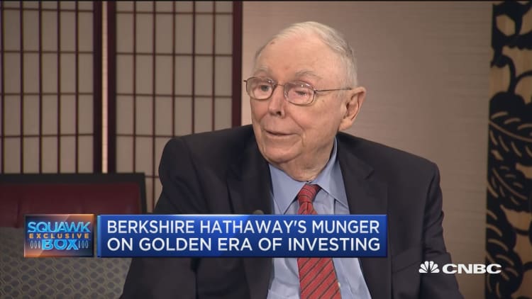 Here's why the legendary Charlie Munger thinks investing is harder than it used to be