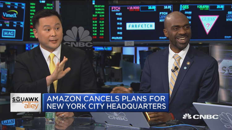Watch two local New York politicians debate Amazon's decision to cancel its NYC HQ