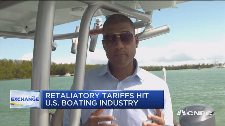 Retaliatory tariffs hit U.S. boating industry