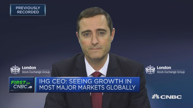 IHG CEO: Seeing growth in most major markets globally