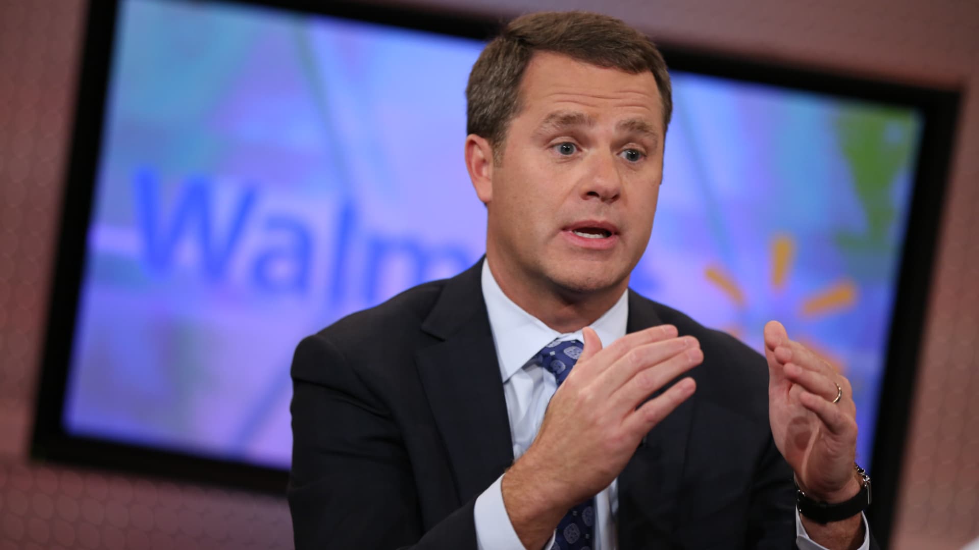Walmart CEO Doug McMillon says even wealthier families are penny-pinching