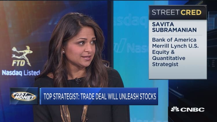 A strong trade deal will unleash rally, says BofA's top strategist