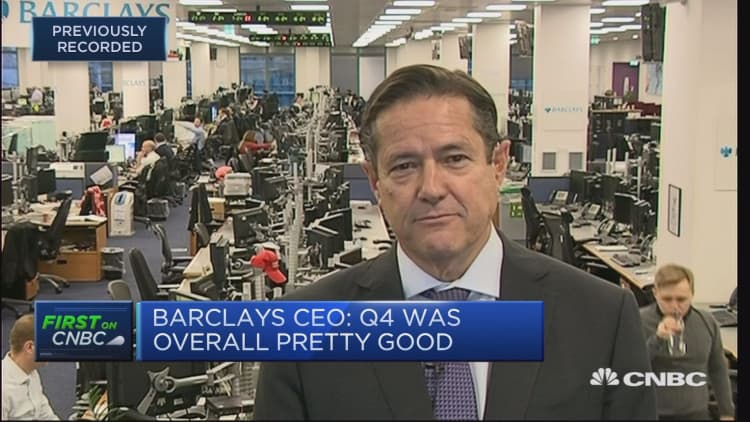 Barclays CEO: Markets business held up quite well