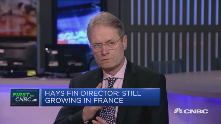 Hays finance director: Trade war has dampened business investments
