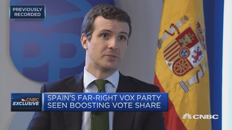 Spanish People's Party leader: Want bigger society, better government