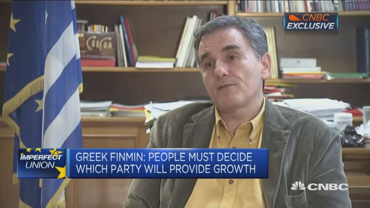 Greek finance minister: Things were very difficult in 2015