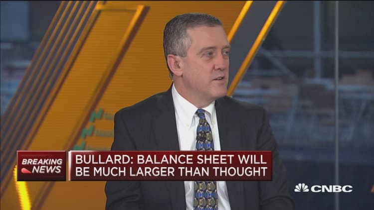 Fed rate hikes are likely 'coming to an end,' says St. Louis Fed President James Bullard