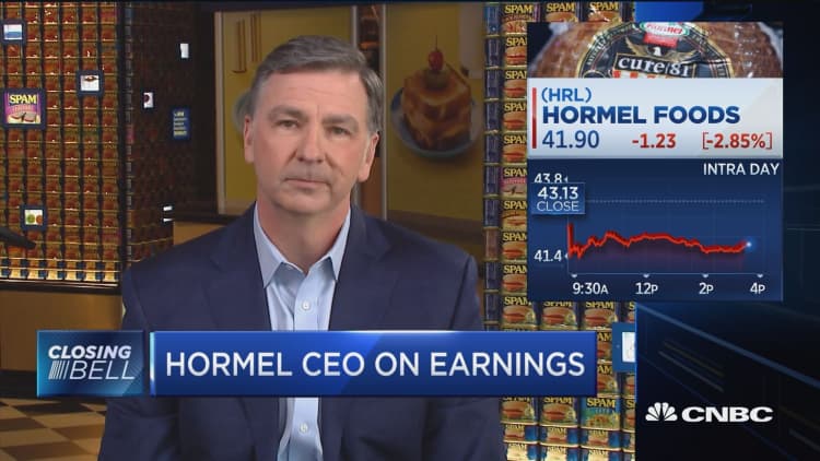 We had our fourth consecutive record year of Spam sales: Hormel CEO
