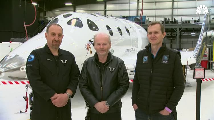 Watch CNBC's full interview with Virgin Galactic's astronauts