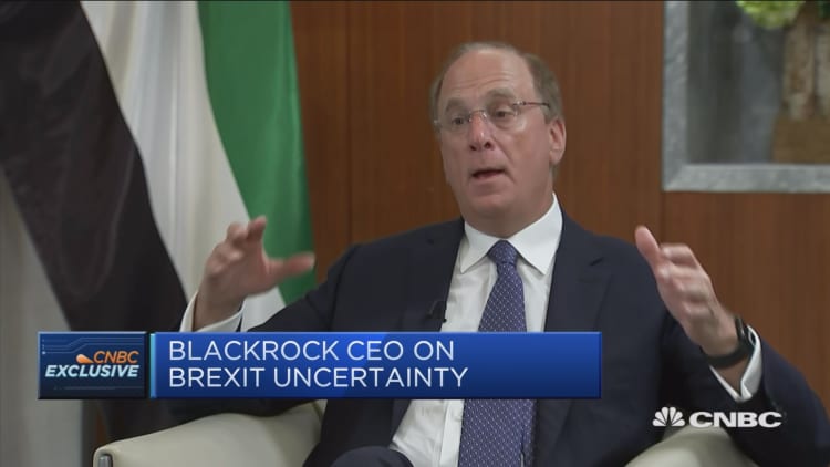 Brexit is 'annoying' the private sector, says Larry Fink