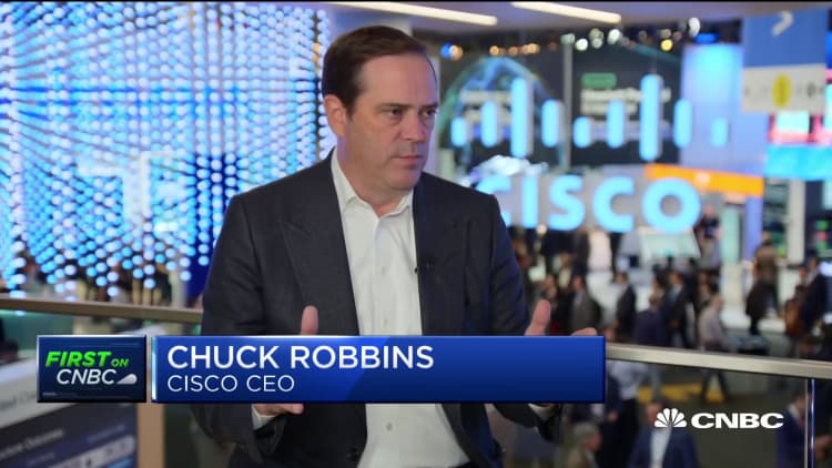 Watch CNBC's full interview with Cisco CEO Chuck Robbins