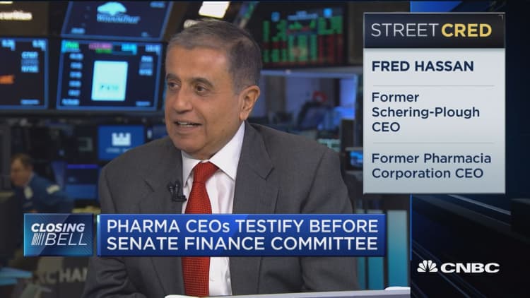 Congressional pharma hearing was more of the same, says former CEO