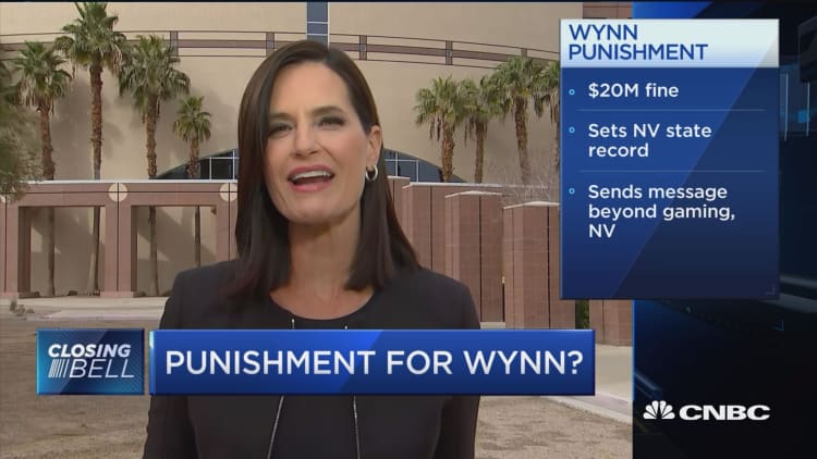 Wynn hit with historic fine over sexual harassment claims at company