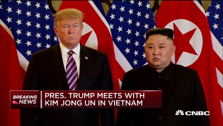 President Trump meets with Kim Jong Un in Vietnam