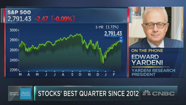 Earnings slowdown will not destroy bull market, Wall Street’s Ed Yardeni says