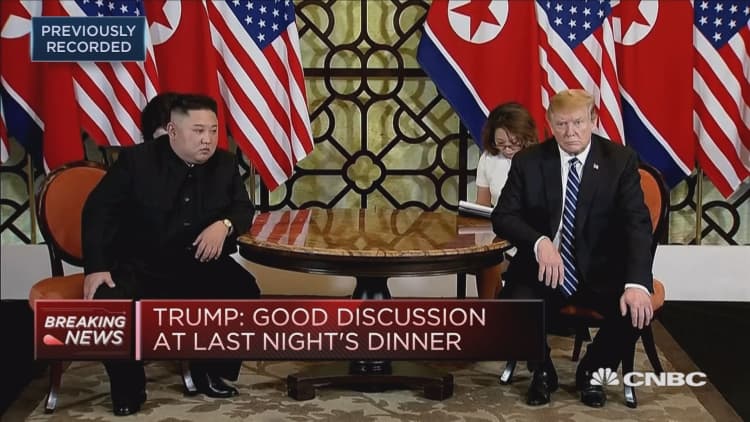 Trump and Kim meet on second day of Hanoi summit