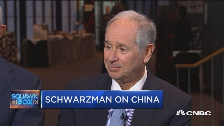 Blackstone's Schwarzman on North Korea summit: It will not have a major effect on China talks