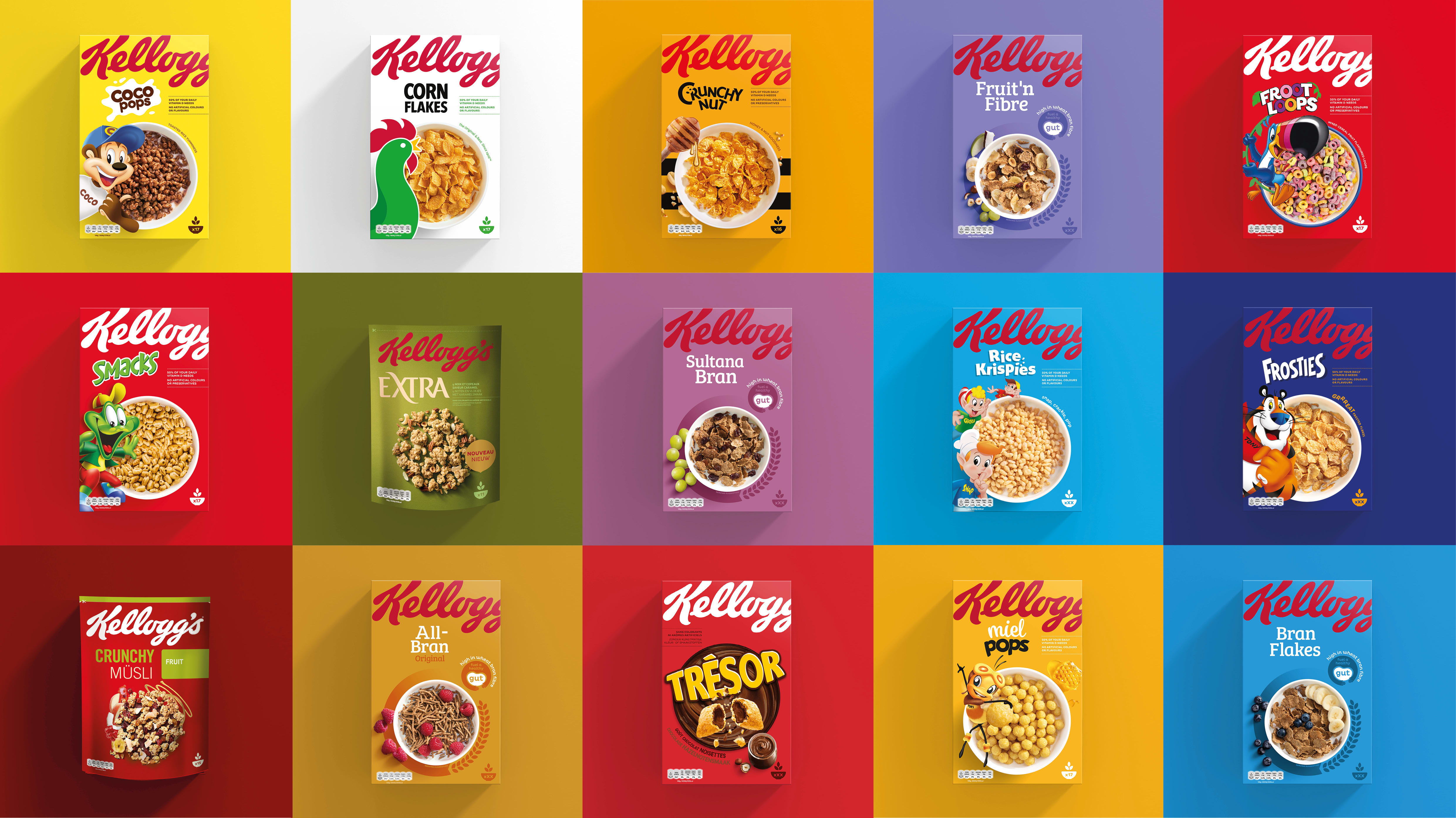 Kellogg redesigns its cereal boxes in Europe to reflect 'naturalness'