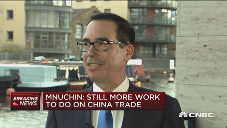 Mnuchin: Tax refunds up 17 percent week over week