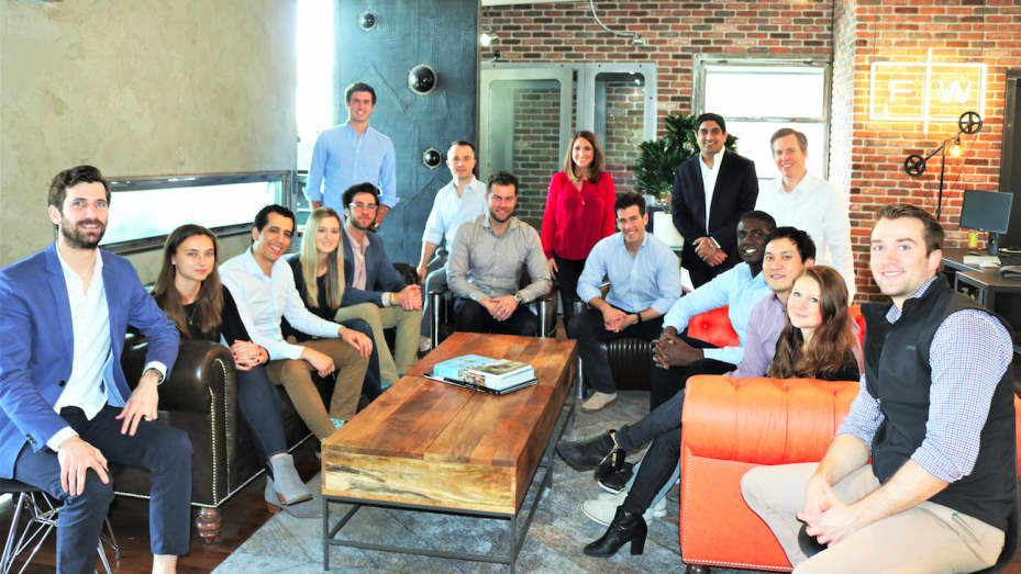 The Fifth Wall Ventures team from inside their headquarters in Venice, CA.