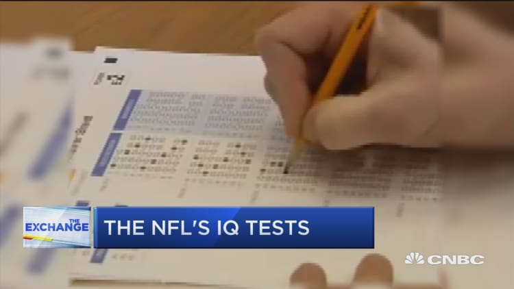 Here are the NFL IQ tests athletes have to take
