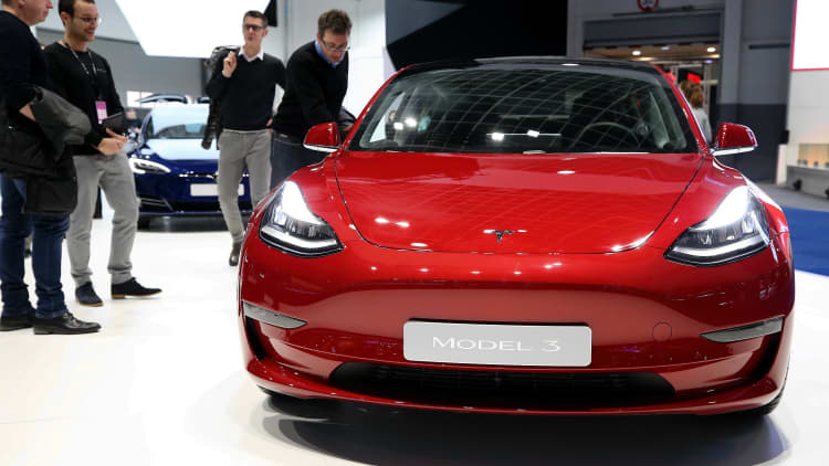 Tesla Model 3 receives top electric vehicle safety rating
