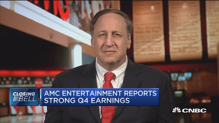 This could be the first year the domestic box office crosses the $12 billion threshold, says AMC CEO