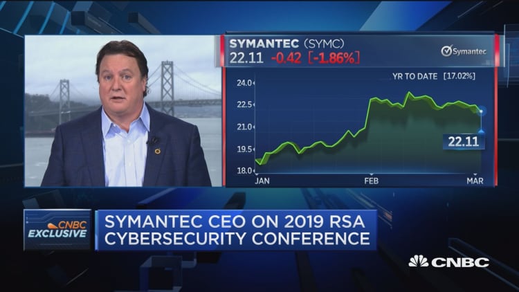 Watch CNBC's exclusive interview with Symantec CEO Greg Clark