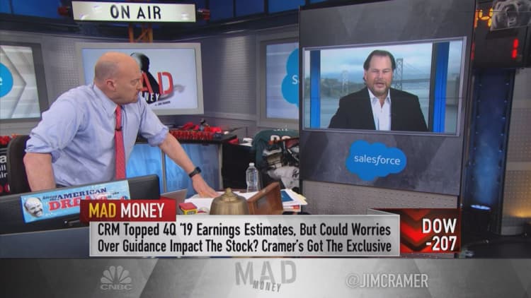 Salesforce co-CEO Benioff: Our revenue forecast 'far exceeds' what I expected