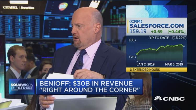Why Jim Cramer is impressed by Salesforce