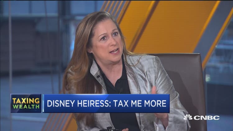 The US must make structural changes by taxing the wealthy, says Disney heiress