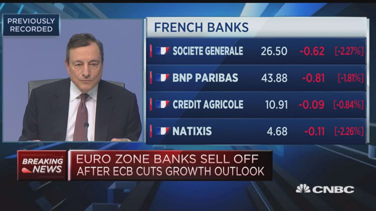 We're determined to act when necessary, ECB's Draghi says