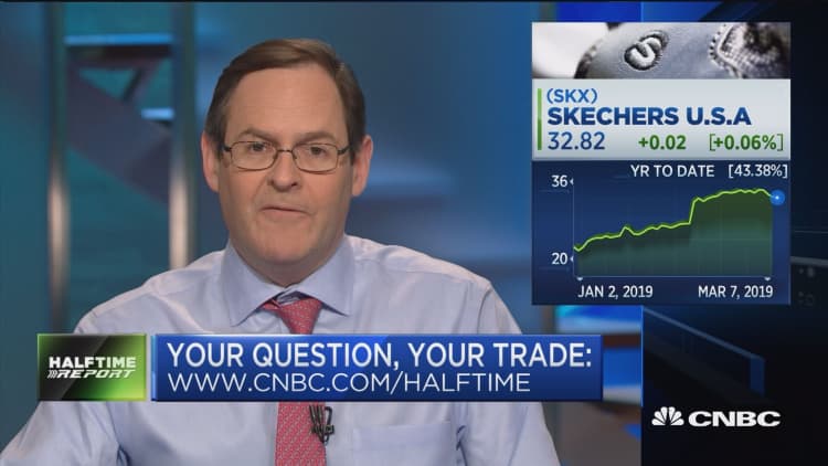 Is Skechers going to $40? Plus the trade on CenturyLink in #AskHalftime