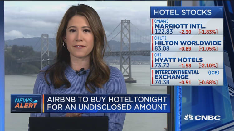 Airbnb to buy HotelTonight for an undisclosed amount