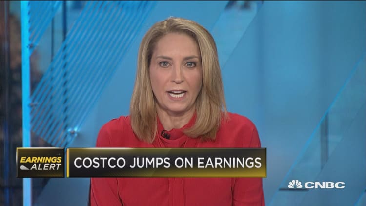 Shares of Costco rise on earnings, Kroger crushed