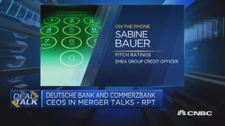 Deutsche Bank and Commerzbank CEOs reportedly in merger talks