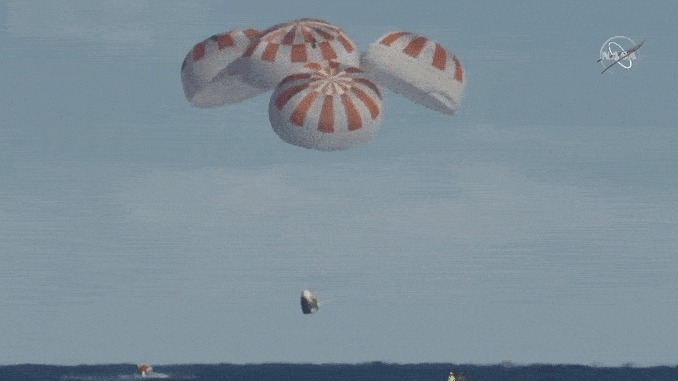 H/O: SpaceX Demo1 NASA splashdown 190308 EC
