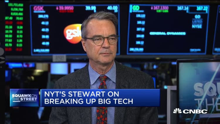 Government doesn't have good track record on breaking up companies, says NYT's Jim Stewart