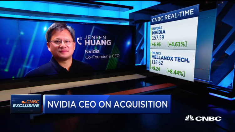 Nvidia CEO Jensen Huang on Mellanox acquisition