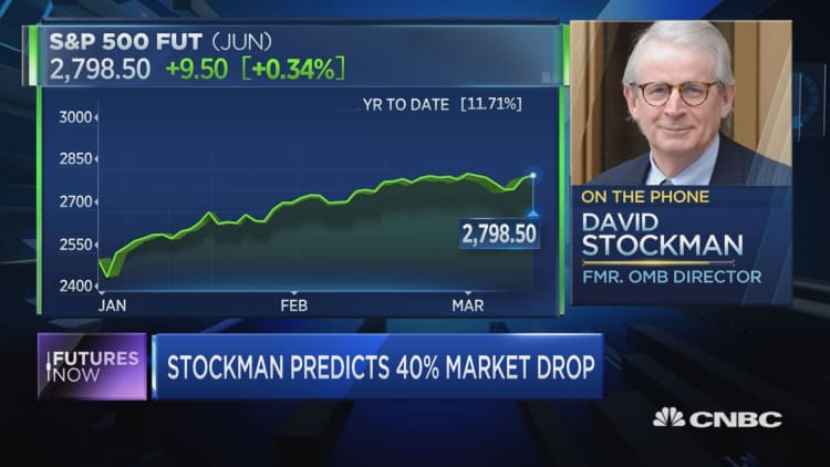 David Stockman: Market's bounce off low 'has nothing to do with rationality'