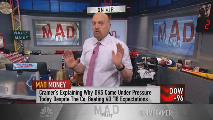 Dick's Sporting Goods earnings call 'bomb' has hurt other retailers: Cramer