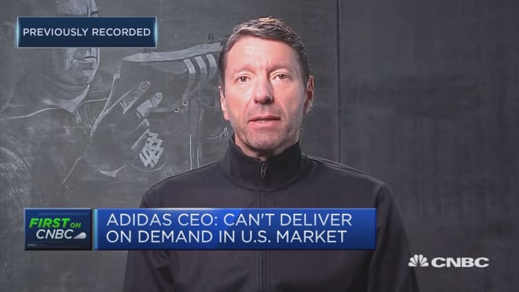 Pricing comes with innovation, Adidas CEO says