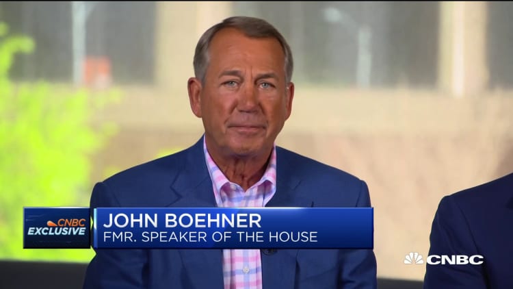 Former House speaker John Boehner says US voters will reject rise of progressive left