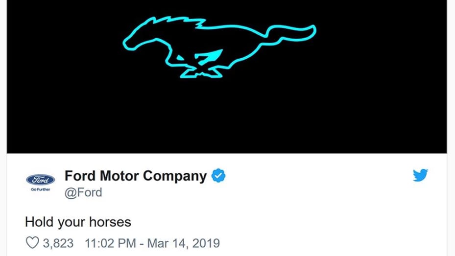  Ford se burla del Mustang eléctrico en Twitter cuando Tesla presentó el Model Y