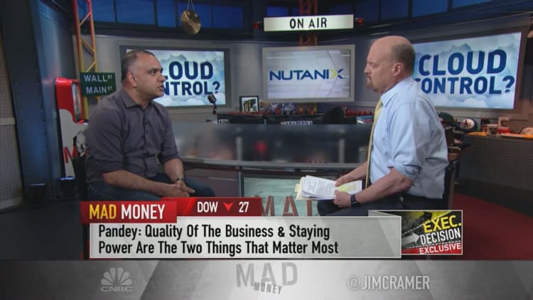 Nutanix CEO: Going after large customers and reinvesting the margins