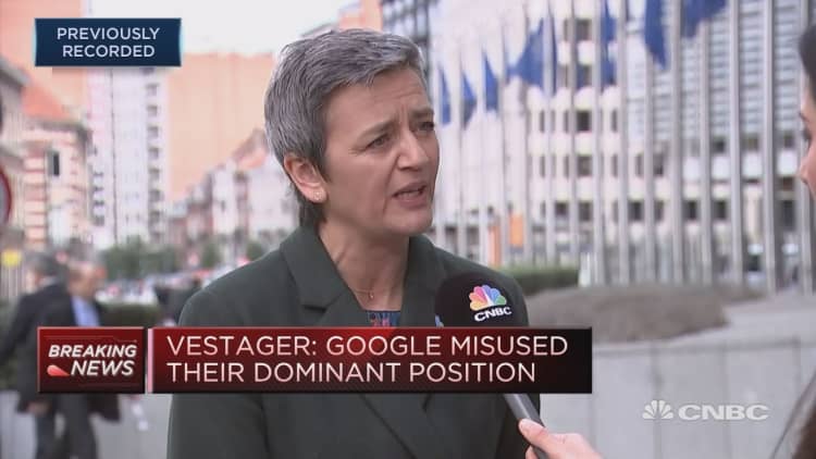 Google has engaged in 'very abusive practices,' EU Commissioner says