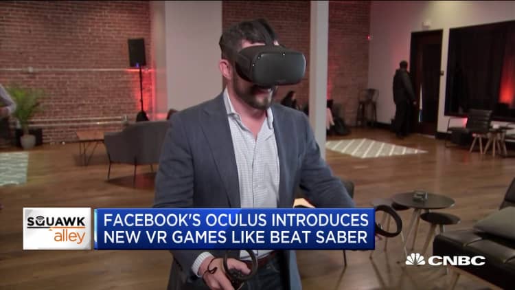 Facebook's Oculus unveils new virtual reality headset